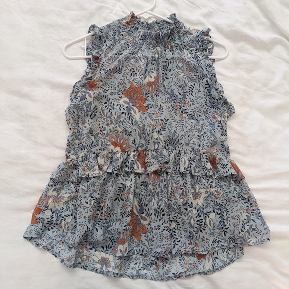 Small Floral ruffle Blouse - Picture 1 of 3